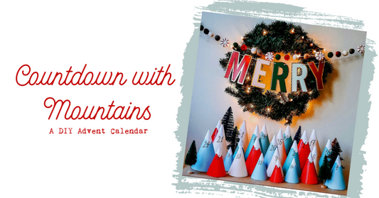 DIY:  Mountain Advent Calendar