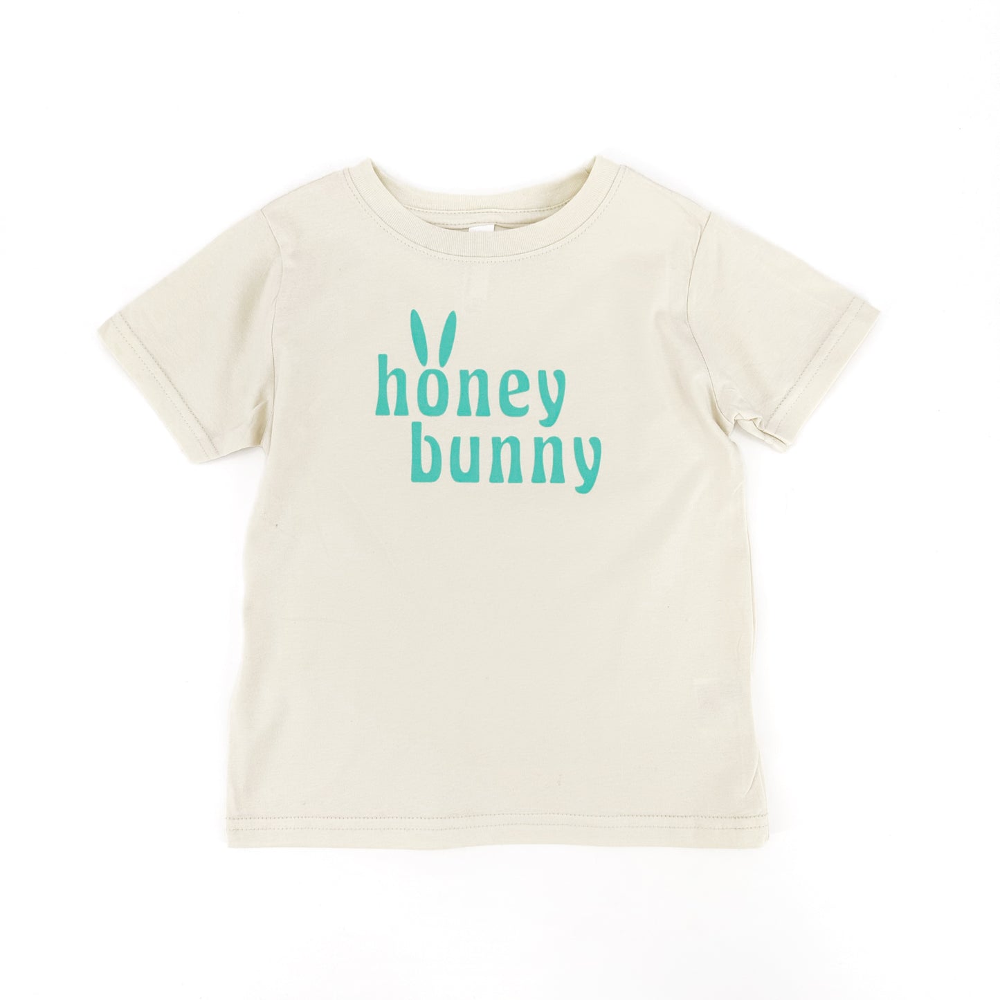 Natural & Mint Honey Bunny Tee Natural & Mint Honey Bunny Tee The Wishing Elephant  The Wishing Elephant