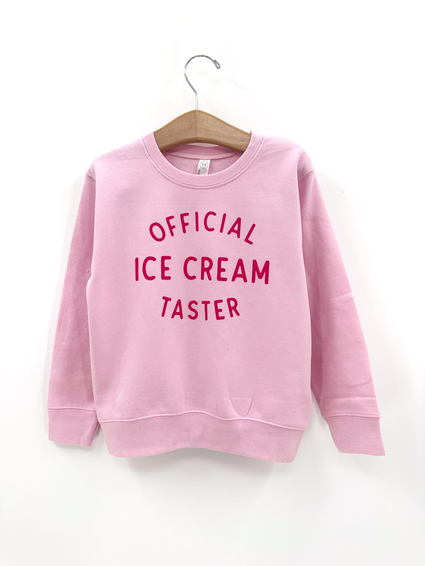 Colorful Official Ice Cream Taster Sweatshirt Colorful Official Ice Cream Taster Sweatshirt The Wishing Elephant  The Wishing Elephant