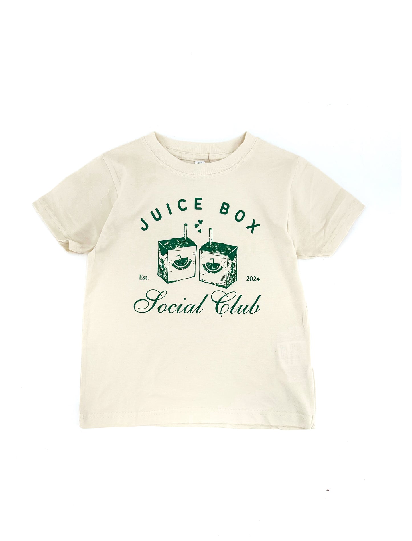 Unisex Juice Box Social Club Tee Shirt for Kids