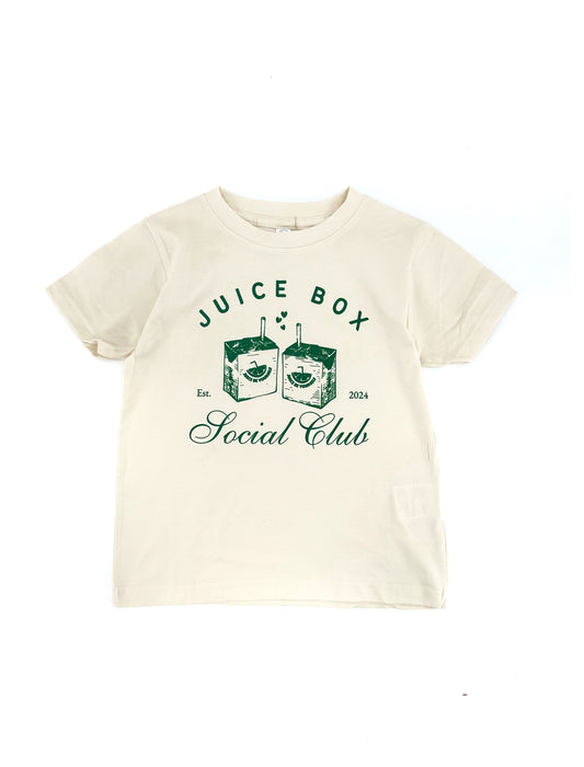 Unisex Juice Box Social Club Tee Shirt for Kids