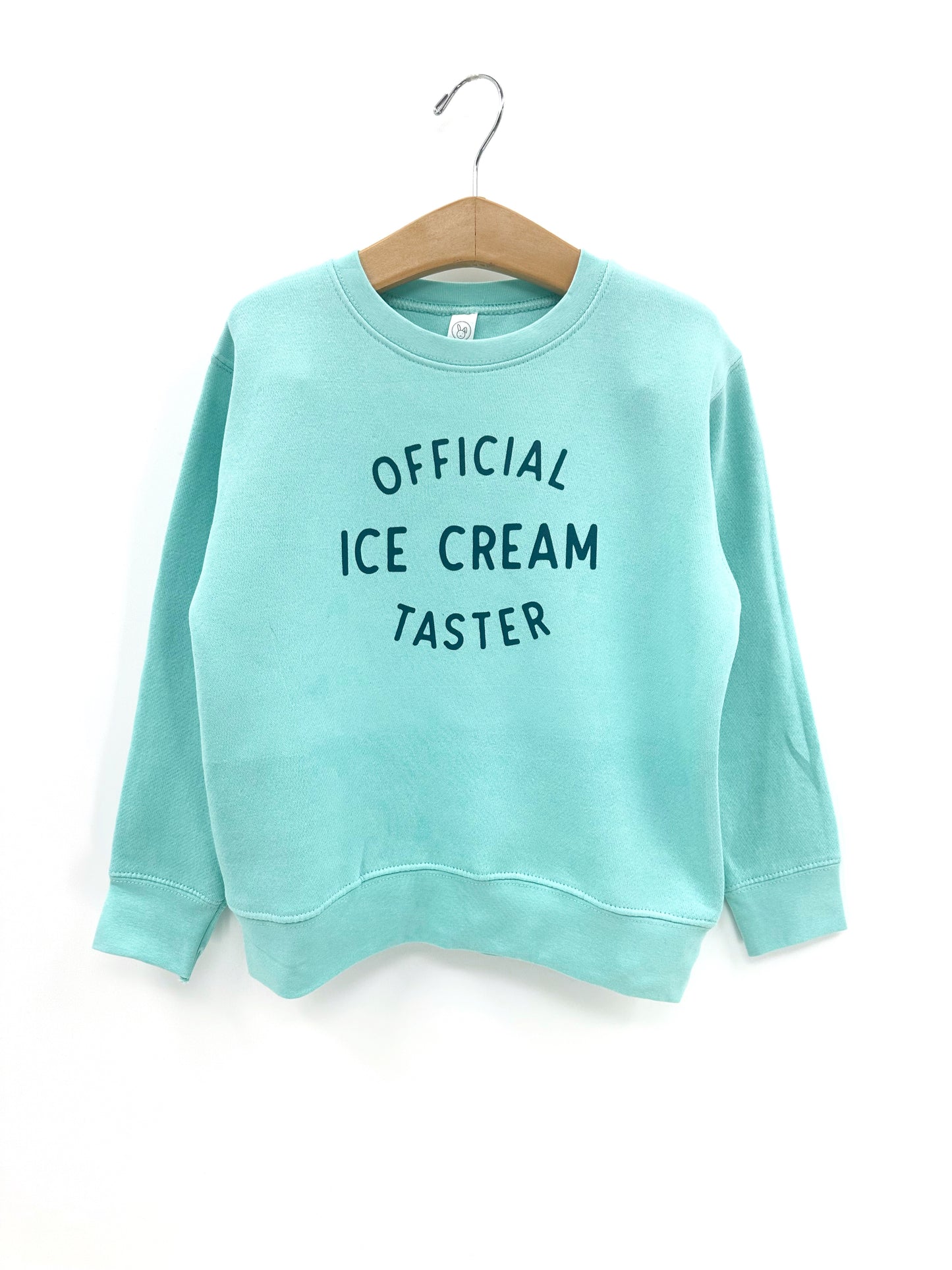 Colorful Official Ice Cream Taster Sweatshirt Colorful Official Ice Cream Taster Sweatshirt The Wishing Elephant  The Wishing Elephant