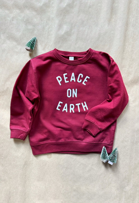 Peace on Earth Pullover