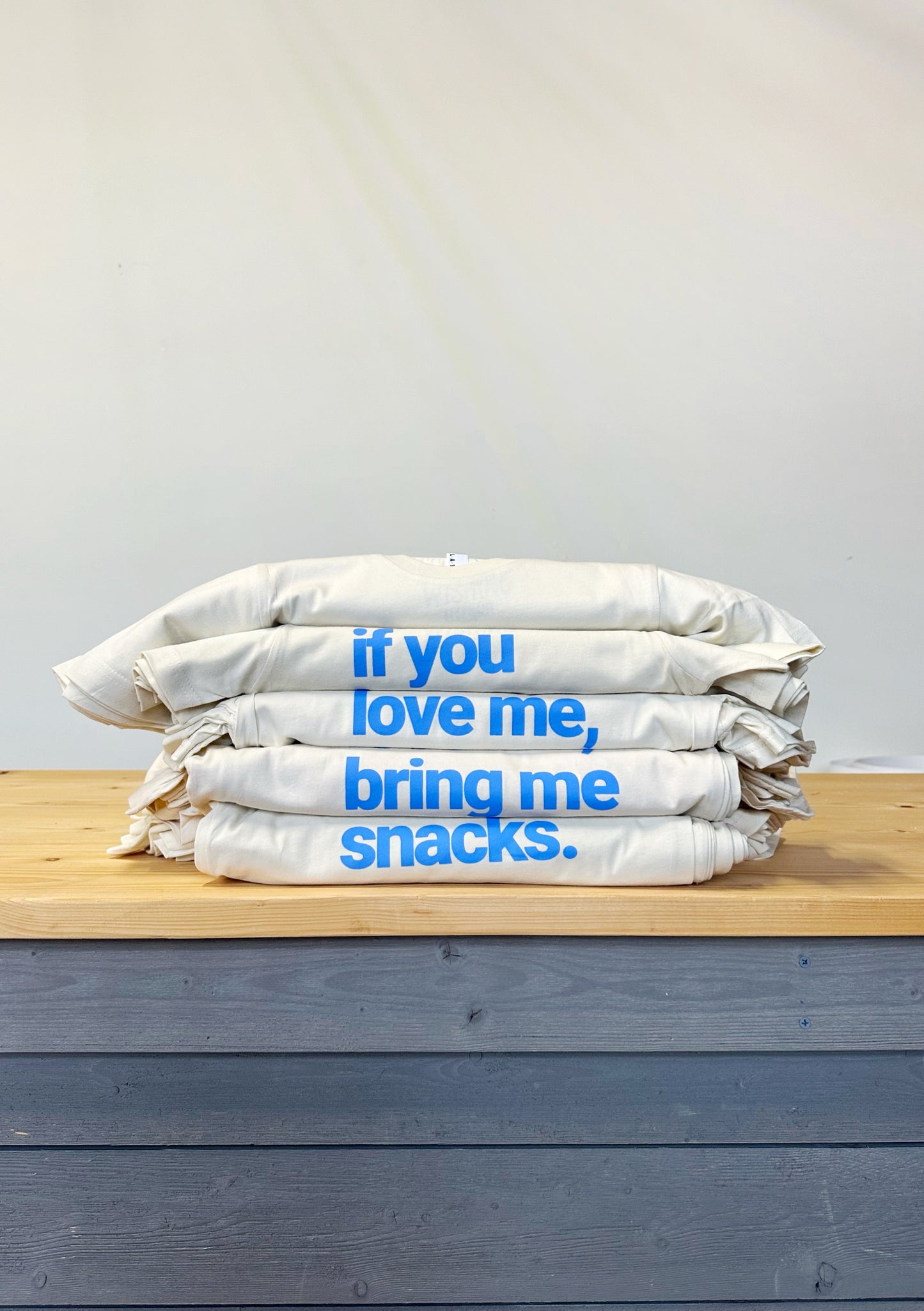 If you love me, bring me snacks graphic tshirt for kids and adults - PREORDER