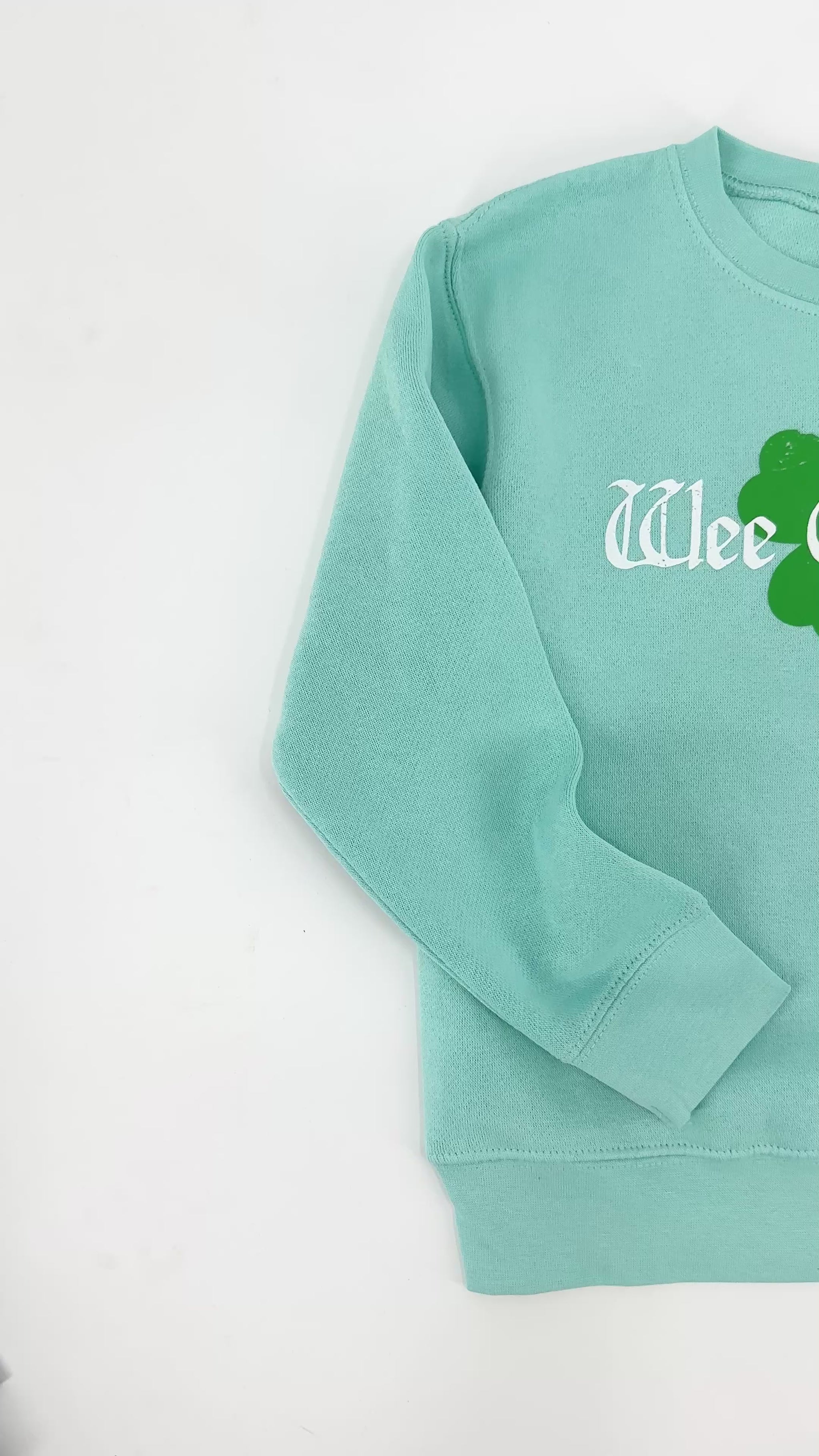 wee charmer st patricks sweatshirt for kids unisex