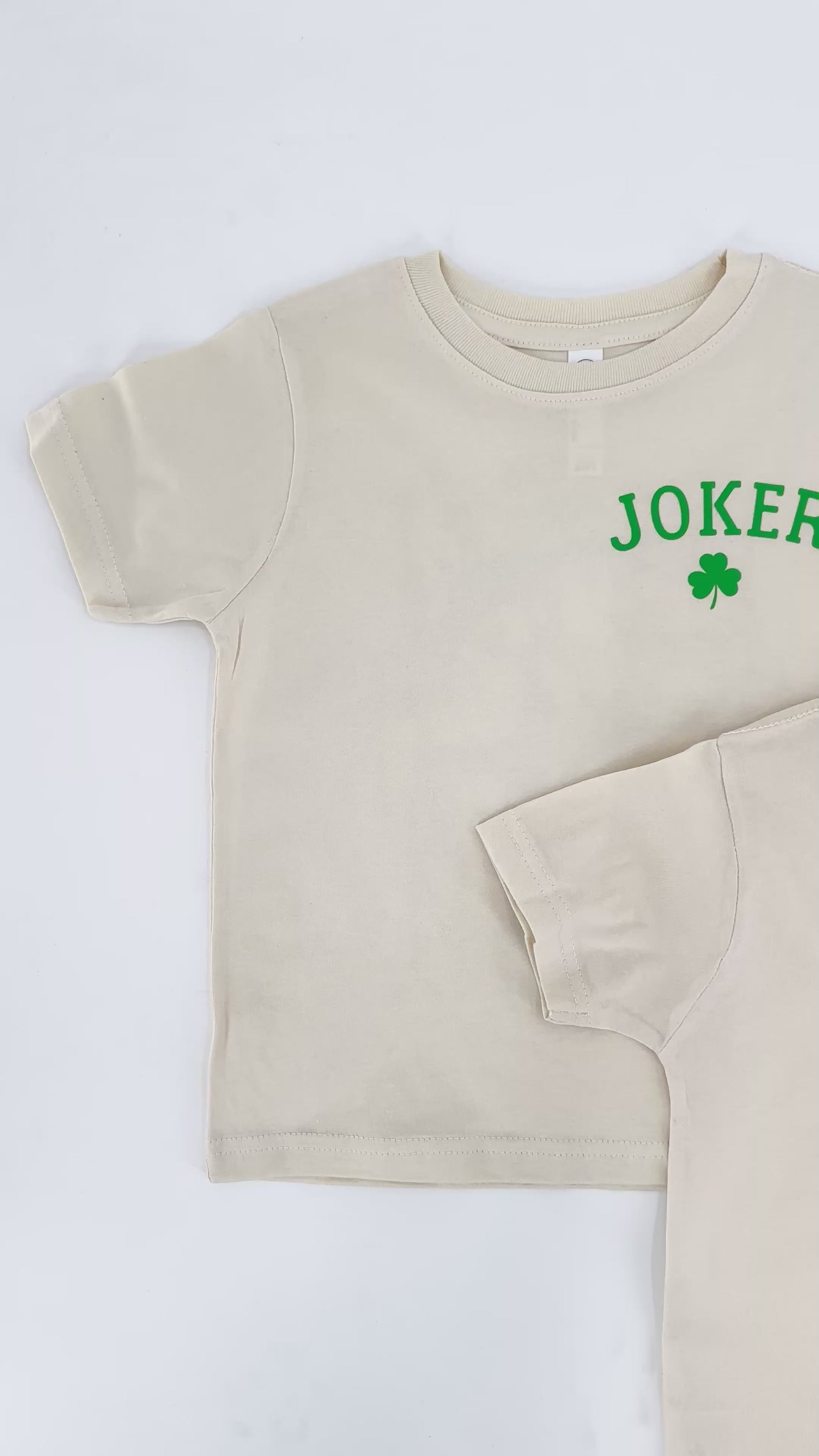 the joker tee saint patricks shirt for kids leprecahun