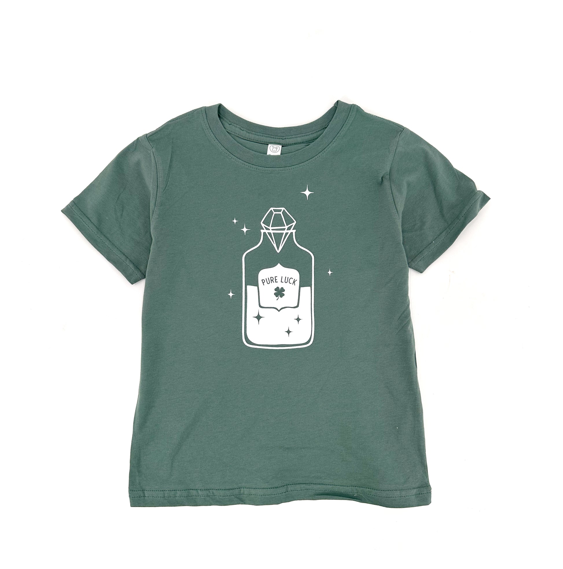 pure luck tee for saint patricks day for kids