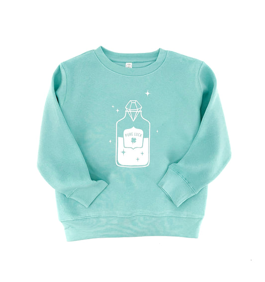 pure luck potion sweatshirt for saint patricks day for kids