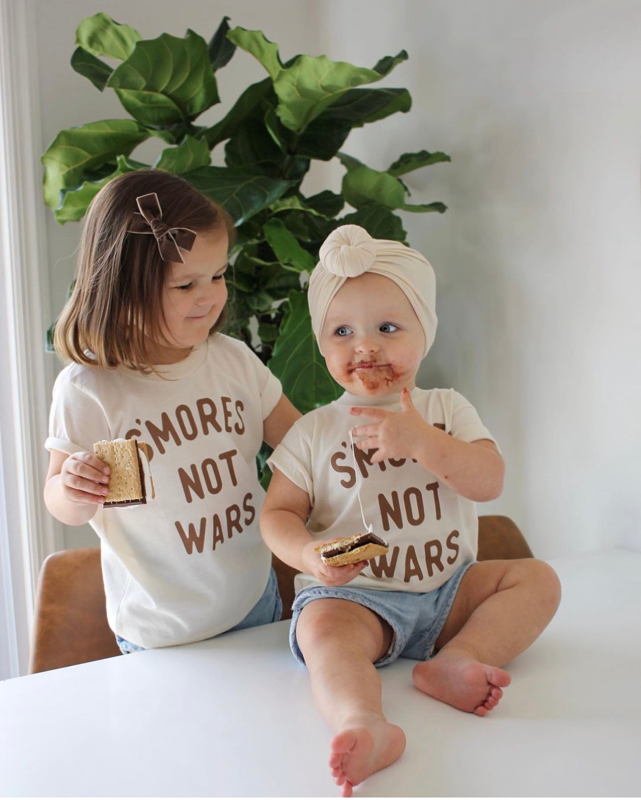 Smores Tee, Natural Smores Tee, Natural The Wishing Elephant  The Wishing Elephant