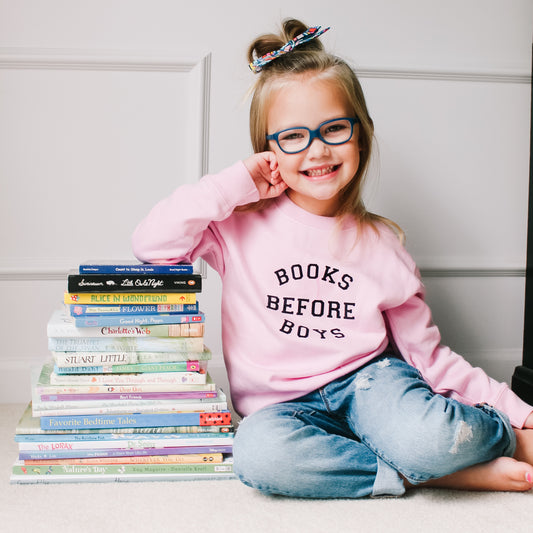 Books Before Boys Sweatshirt Books Before Boys Sweatshirt The Wishing Elephant tee The Wishing Elephant