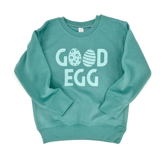 Good Egg Soft Green Pullover Good Egg Soft Green Pullover The Wishing Elephant  The Wishing Elephant