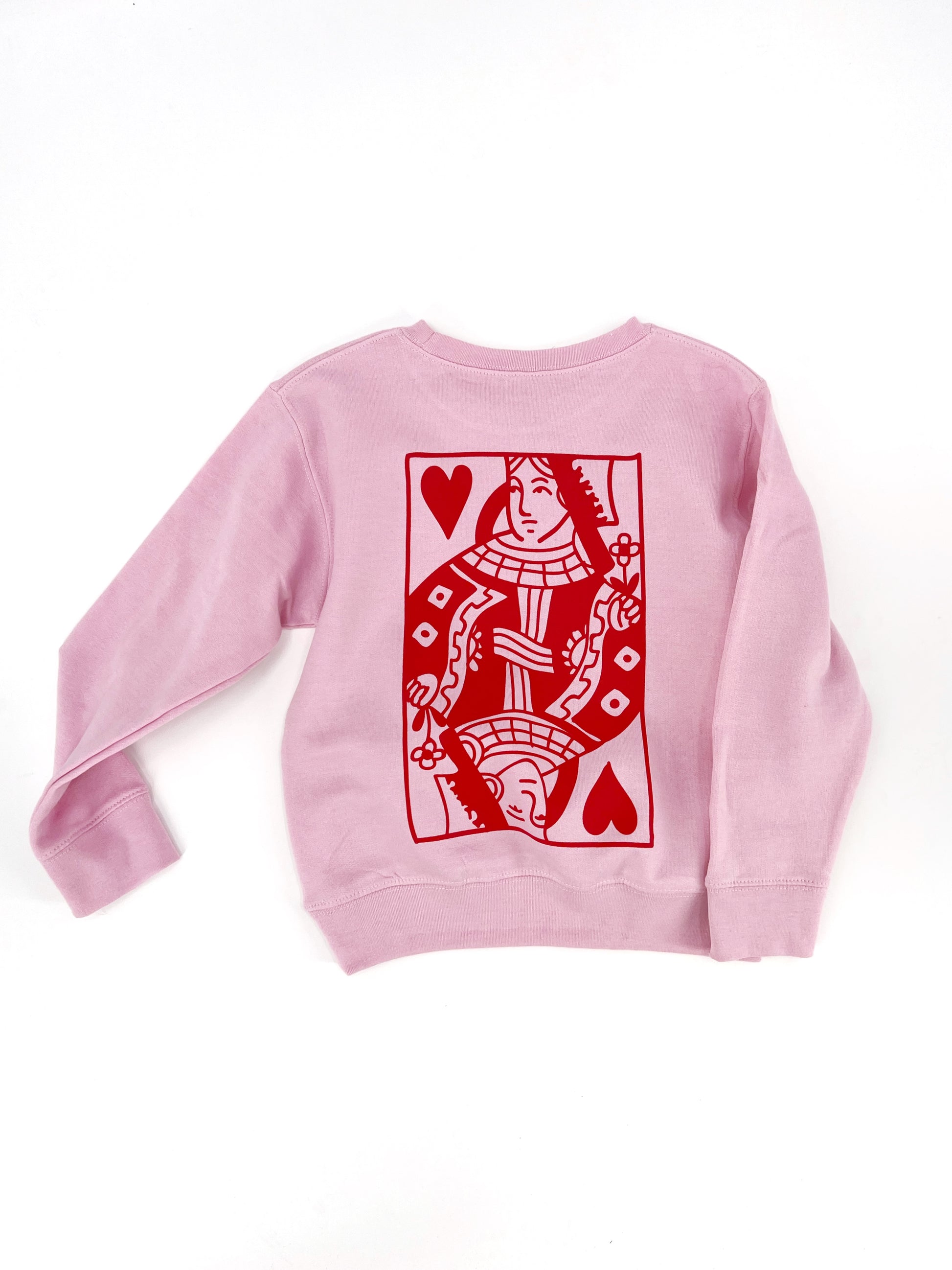 Queen Of Hearts Crewneck Queen Of Hearts Crewneck The Wishing Elephant  The Wishing Elephant